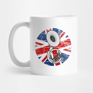 Sousaphone UK Flag Britain Sousaphonist British Musician Mug